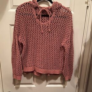 Women's Pink Knit Sweater